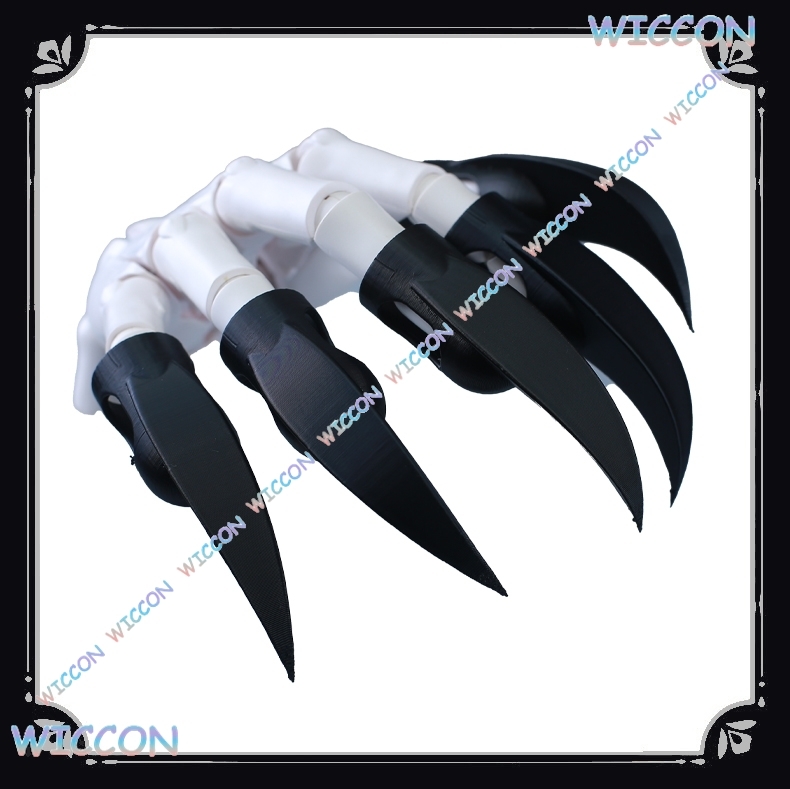 Women Accessories Products - Animal Costume Fingernails Black Beast Claw