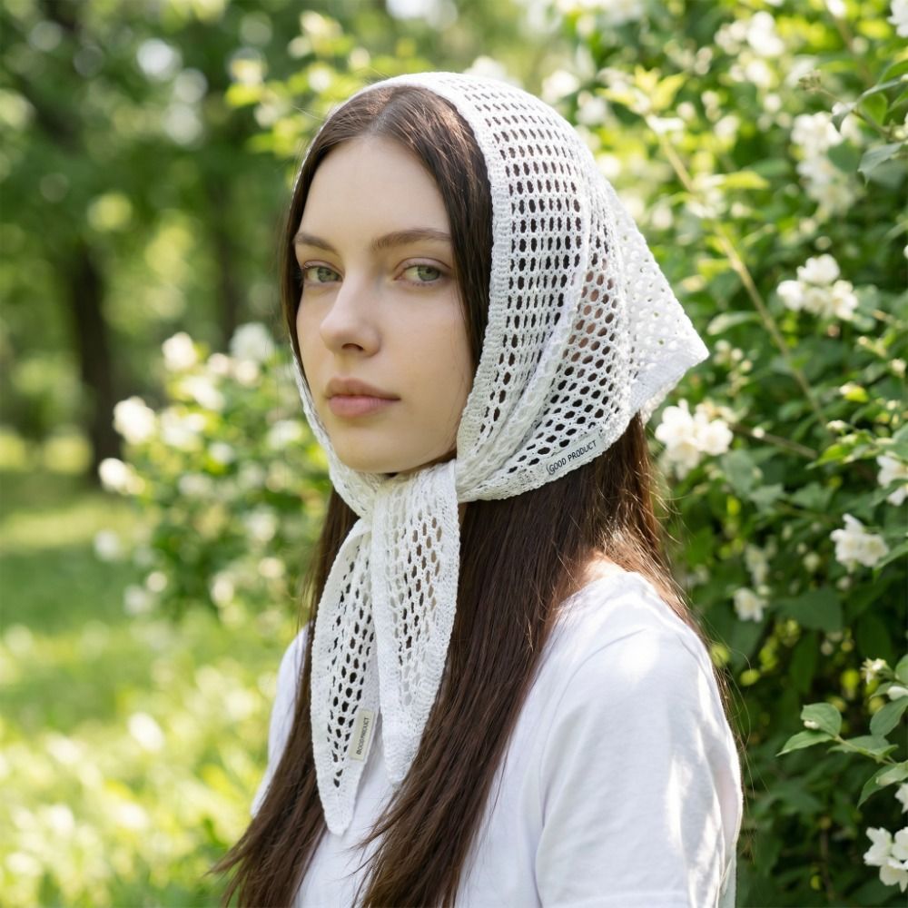 Elegant Solid Color Triangular - đánh giá và giá Women'S Korean Accessories