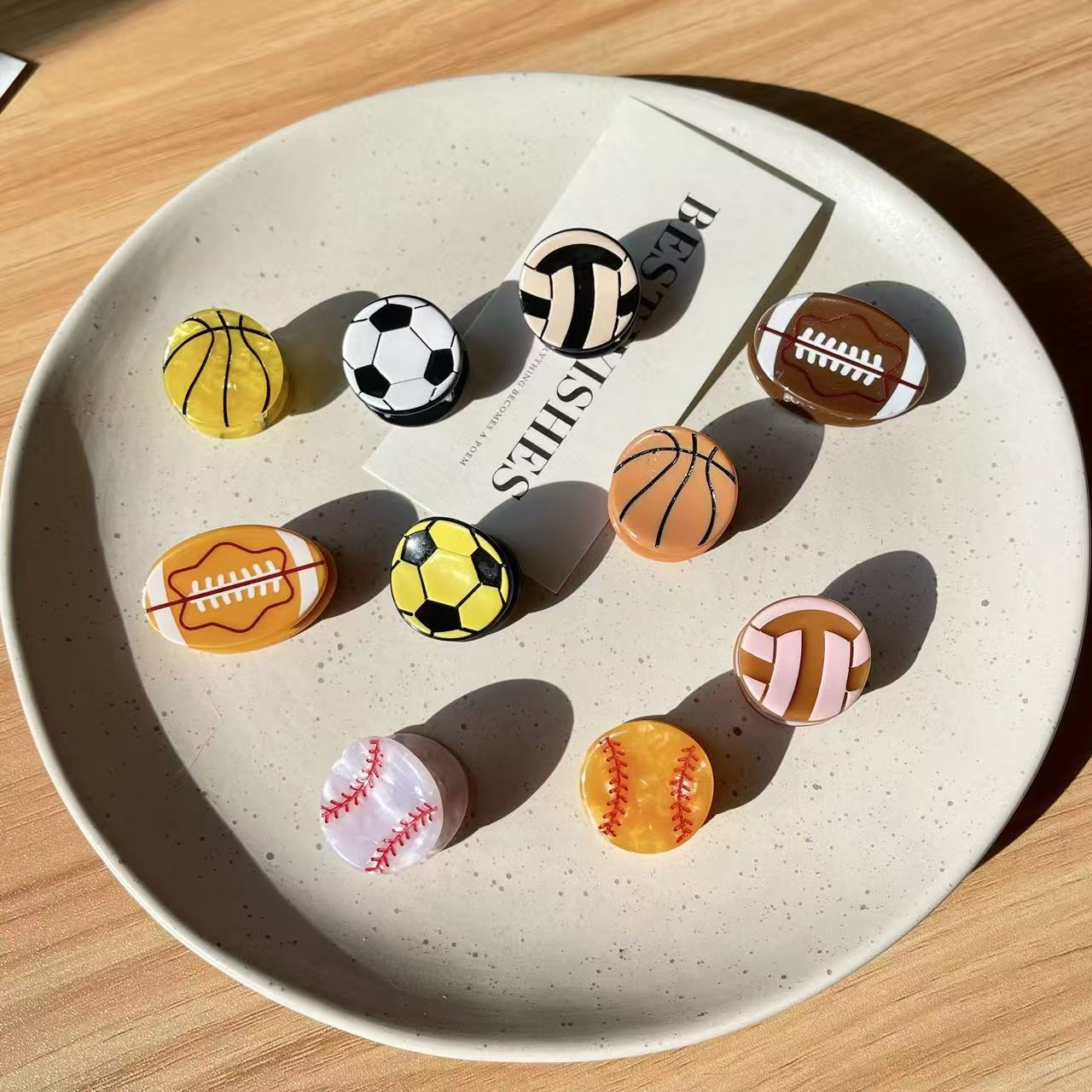 Cute Sport Ball Hair Clips for - đánh giá và giá Women'S Volleyball Accessories