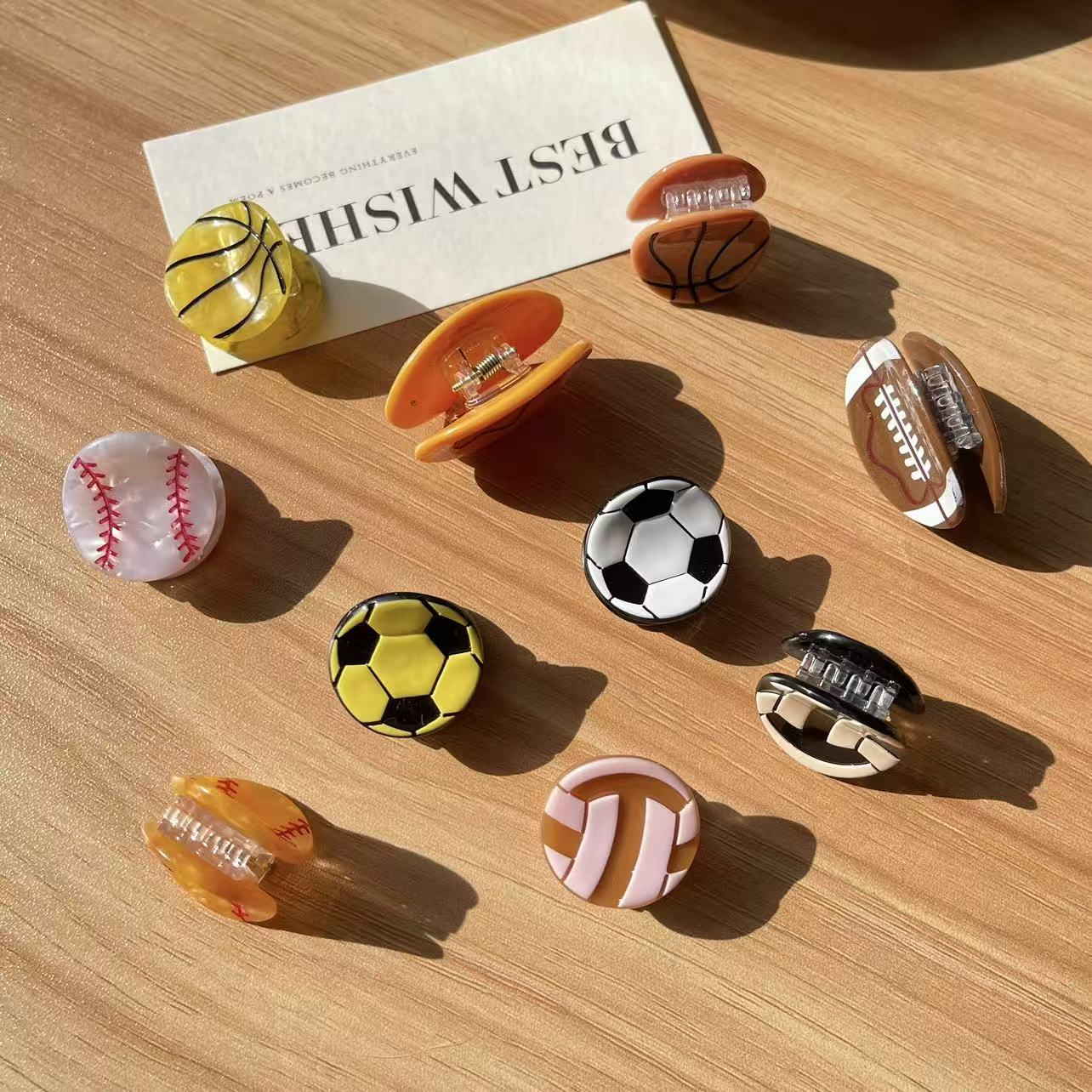 Cute Sport Ball Hair Clips for - đánh giá và giá Women'S Volleyball Accessories