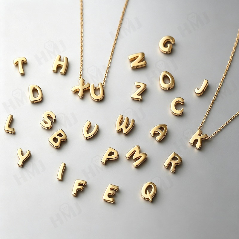 Letter Necklace S925 Silver Pl - đánh giá và giá Women Accessories Name In English