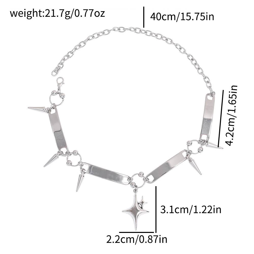 Punk Star Riveted Choker,Rock  - đánh giá và giá Women Accessories Products
