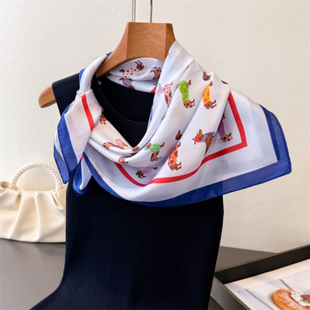 Printed Dachshund Print Print  - đánh giá và giá Women'S Korean Accessories