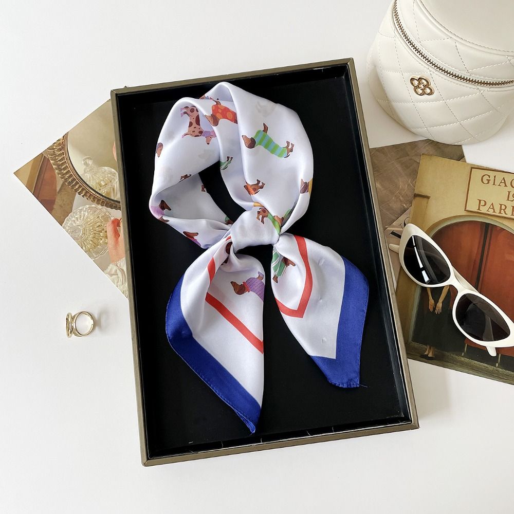 Printed Dachshund Print Print  - đánh giá và giá Women'S Korean Accessories