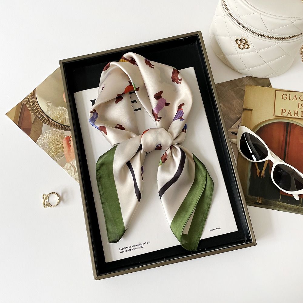 Printed Dachshund Print Print  - đánh giá và giá Women'S Korean Accessories