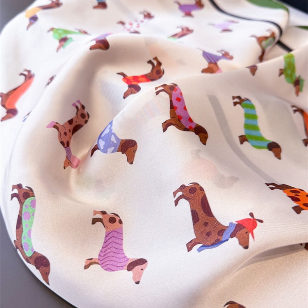 Printed Dachshund Print Print  - đánh giá và giá Women'S Korean Accessories