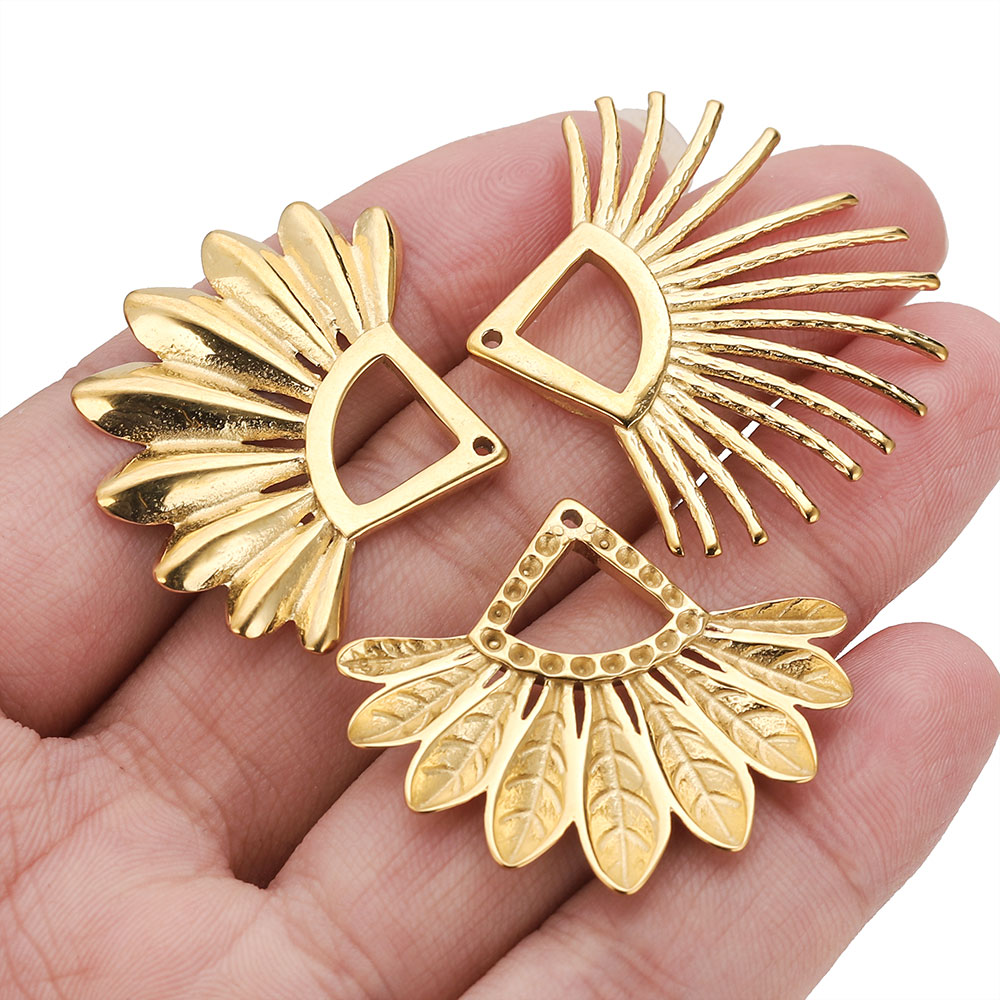 2pcs Stainless Steel Fan Shape - đánh giá và giá Tassel Earrings Boho