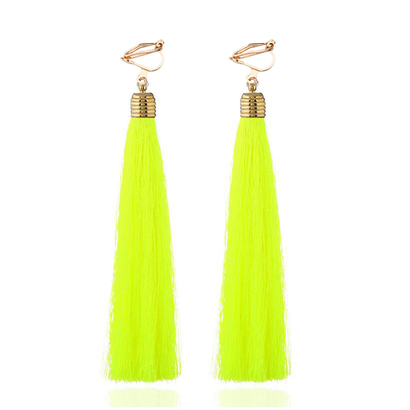 12 cm & 5.1 ''Dài Tassel Sợi C - đánh giá và giá Tassel Earrings Boho