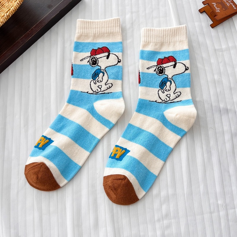 5 Pairs Cute Cartoon Snoopy An - đánh giá và giá Women'S Ankle Accessories