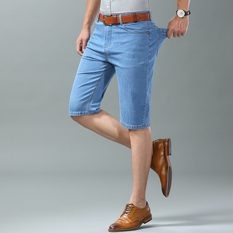 New Summer Men's Denim Shorts  - đánh giá và giá Levis Jeans 501