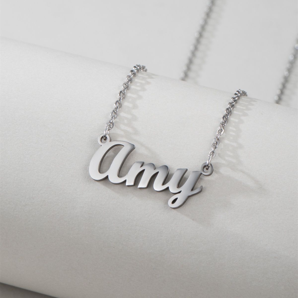 1 Steel English Name Necklace, - đánh giá và giá Women Accessories Name In English