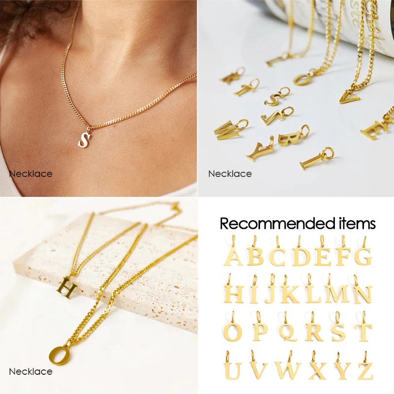 DIY Cut English Alphabet Neckl - đánh giá và giá Women Accessories Name In English