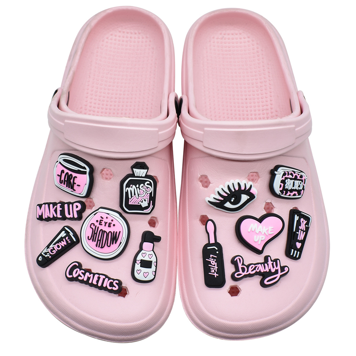 Pink Beauty Makeup Shoe Charms - đánh giá và giá Women'S Accessories Crocs