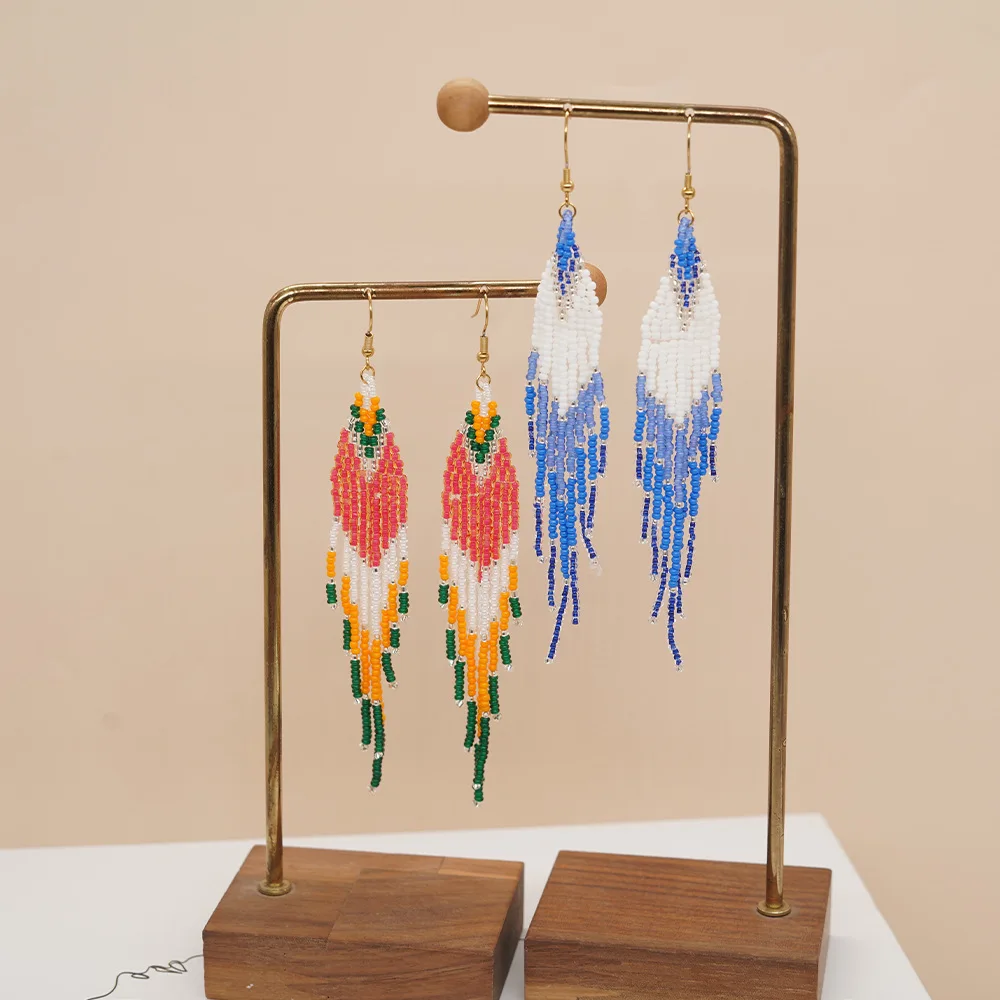 Beaded earrings Tassel Origina - đánh giá và giá Tassel Earrings Boho