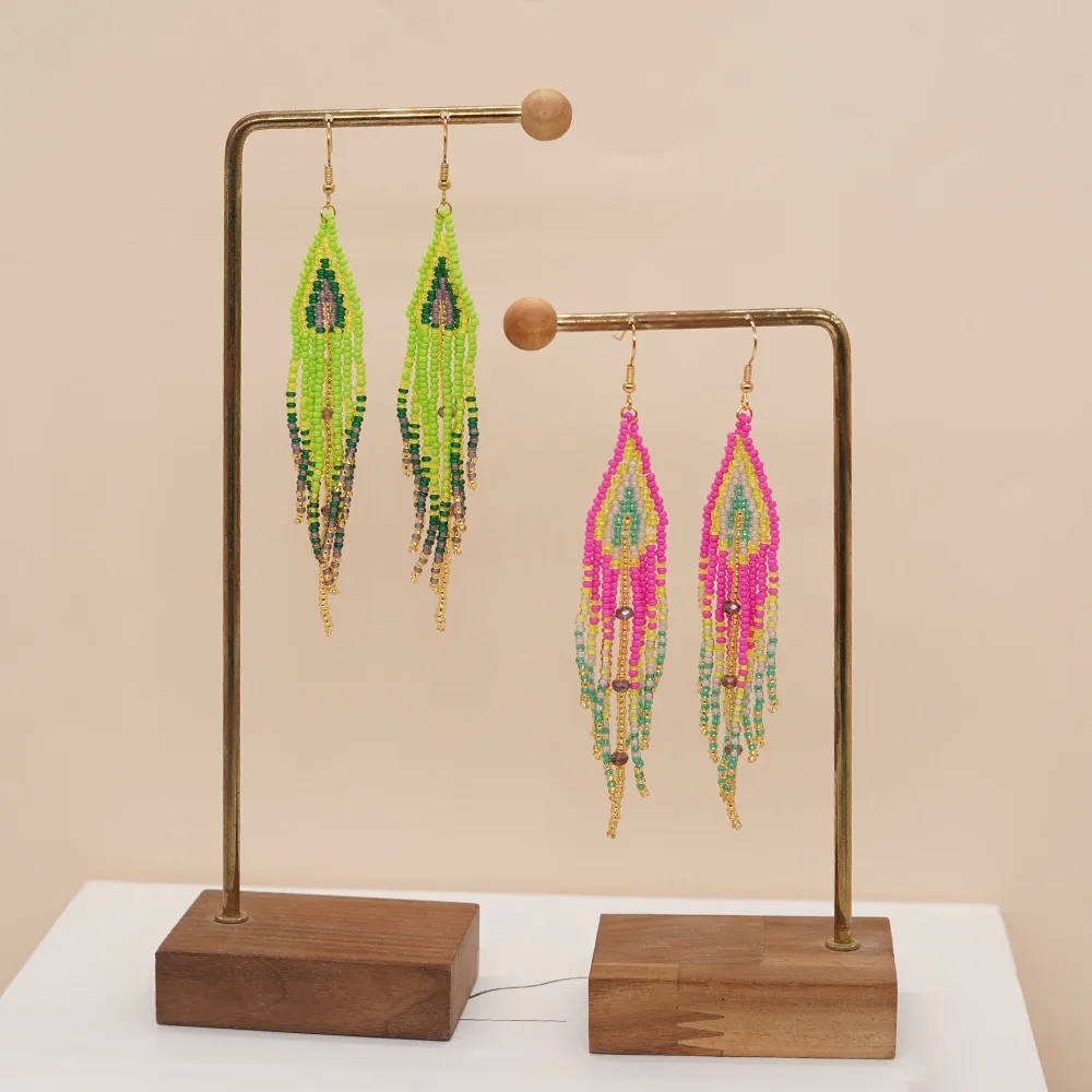 Beaded earrings Tassel Origina - đánh giá và giá Tassel Earrings Boho