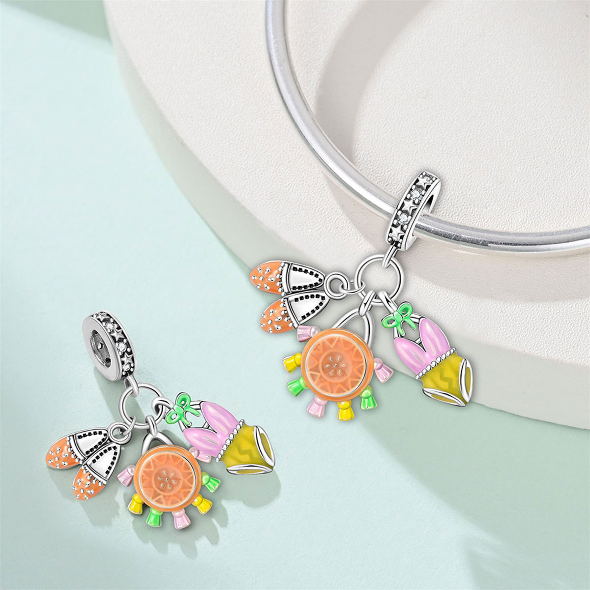 Original Charms Silver Plated  - đánh giá và giá Women'S Volleyball Accessories