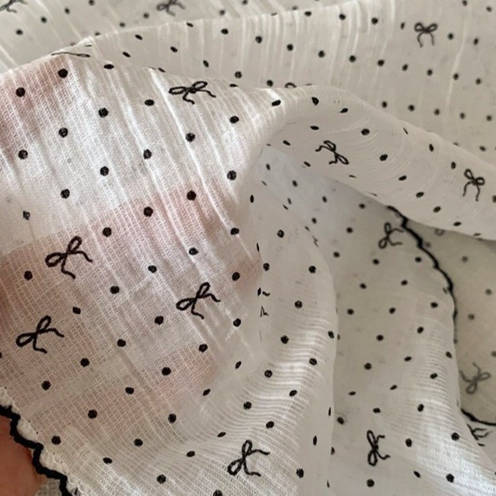 French Polka Dot Triangle Head - đánh giá và giá Women'S Korean Accessories