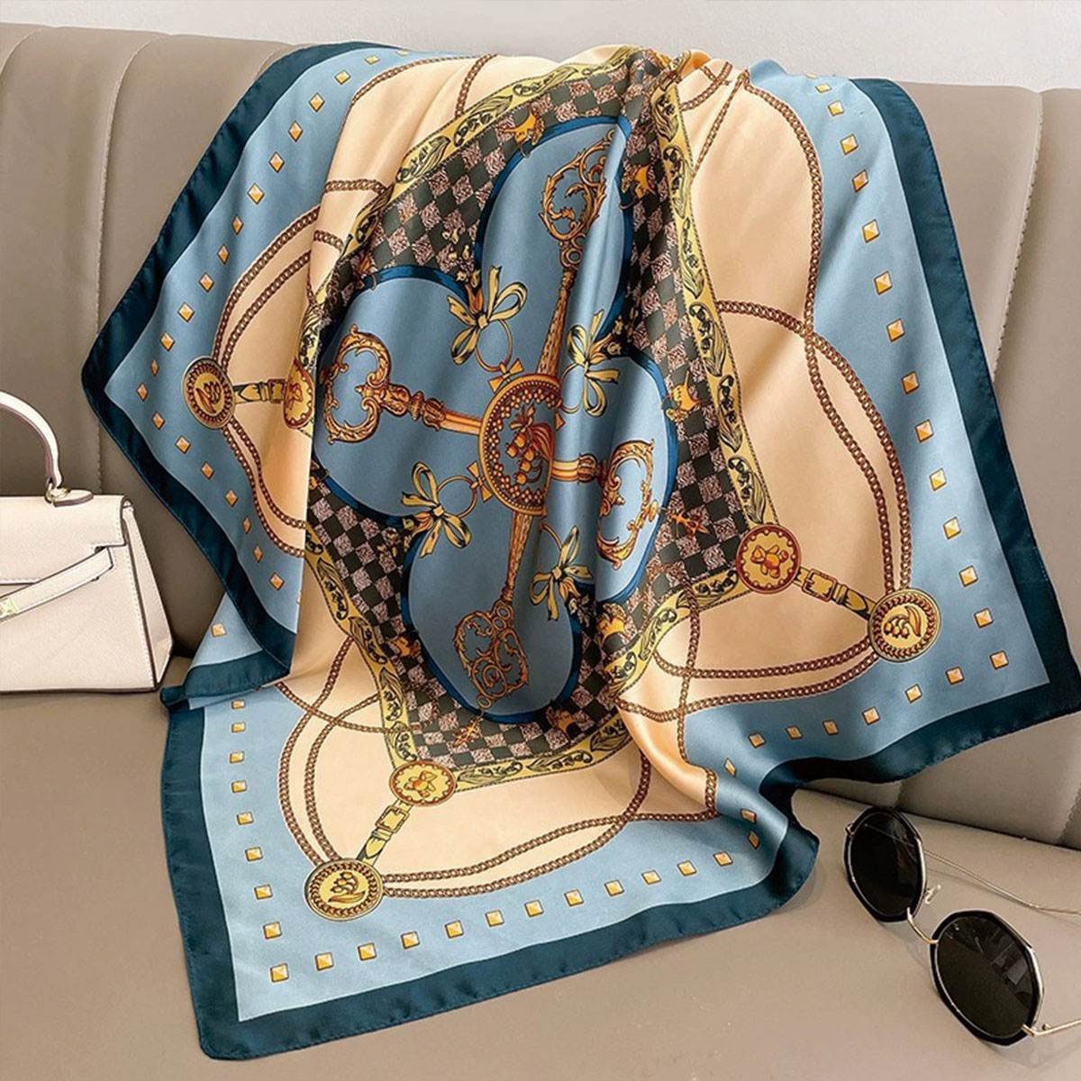 70x70cm Fashionable Korean Sty - đánh giá và giá Women'S Korean Accessories
