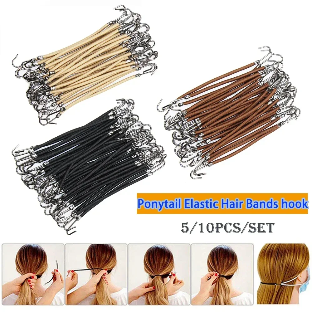 5/10PCS Ponytail Rubber Elasti - đánh giá và giá Women Accessories Combo