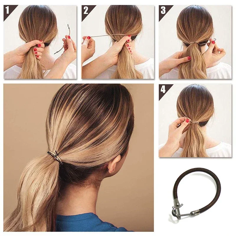 5/10PCS Ponytail Rubber Elasti - đánh giá và giá Women Accessories Combo