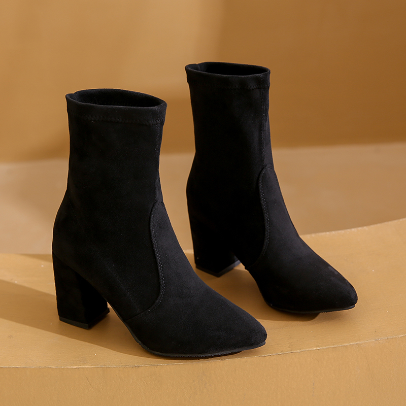 Winter new style chunky heel f - đánh giá và giá Women'S Ankle Accessories